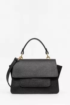 Кожаная сумка Answear.Lab, черный