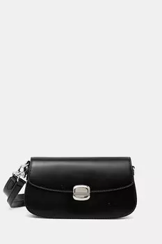 Кожаная сумка Answear.Lab, черный