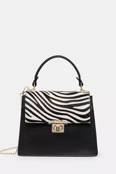 Кожаная сумка Answear.Lab, черный