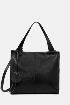 Кожаная сумка Answear.Lab, черный