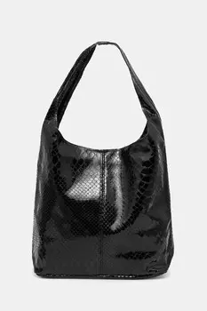 Кожаная сумка Answear.Lab, черный