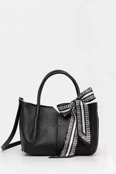 Кожаная сумка Answear.Lab, черный