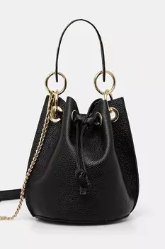 Кожаная сумка Answear.Lab, черный