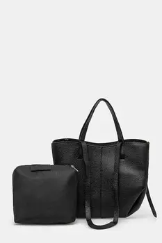 Кожаная сумка Answear.Lab, черный