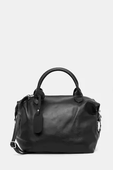 Кожаная сумка Answear.Lab, черный
