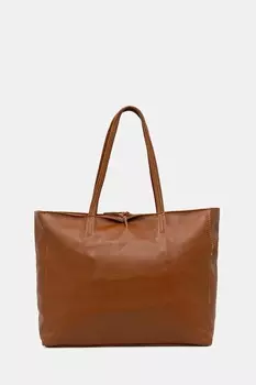 Кожаная сумка Answear.Lab, коричневый