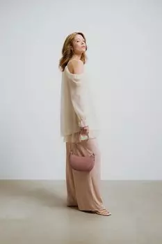 Кожаная сумка Answear.Lab, розовый