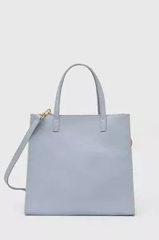 Кожаная сумка Answear Lab, синий