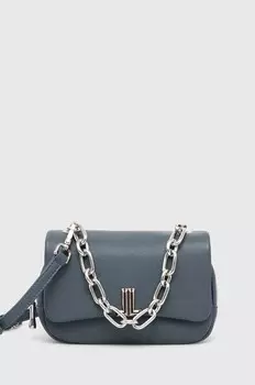 Кожаная сумка Answear Lab, синий