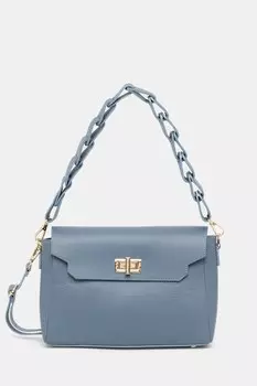 Кожаная сумка Answear.Lab, синий