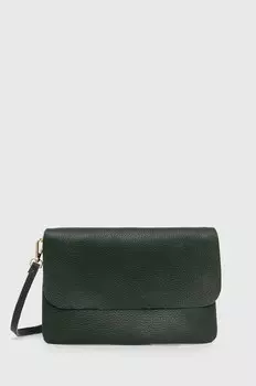 Кожаная сумка Answear Lab, зеленый