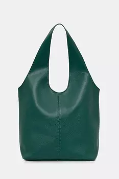 Кожаная сумка Answear.Lab, зеленый