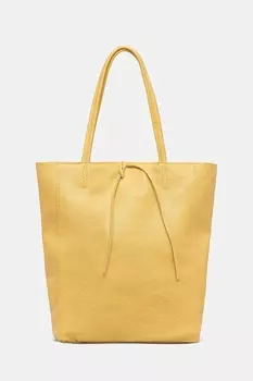 Кожаная сумка Answear.Lab, желтый