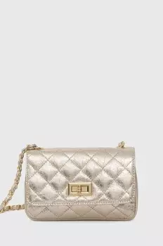 Кожаная сумка Answear Lab, золотой