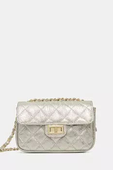 Кожаная сумка Answear.Lab, золотой