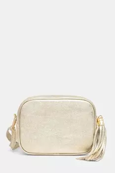 Кожаная сумка Answear.Lab, золотой
