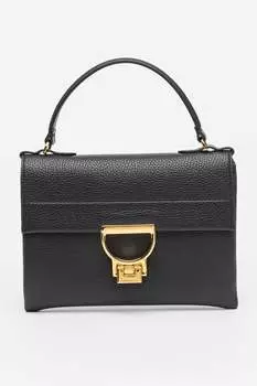 Кожаная сумка Arlettis Coccinelle, черный