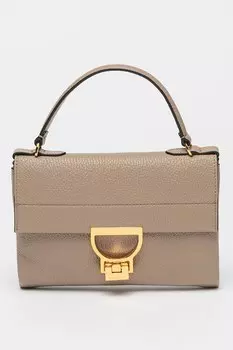 Кожаная сумка Arlettis Coccinelle, коричневый