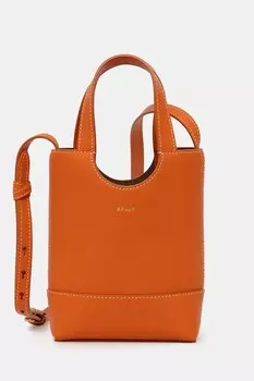 Кожаная сумка Bally, оранжевый