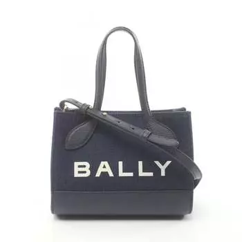 Кожаная сумка Bally, темно-синий