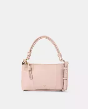 Кожаная сумка-бандо с узлом на ручке Latouche, цвет 220 Rosa palo