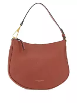 Кожаная сумка Brooke с застежкой-молнией GIANNI CHIARINI, коричневый