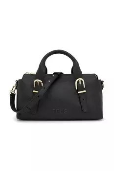 Кожаная сумка BUCKLES Tous, черный