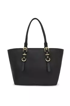 Кожаная сумка BUCKLES Tous, черный