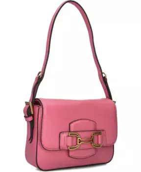 Кожаная сумка через плечо 951а80тр Bibi Lou, розовый