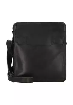 Кожаная сумка через плечо Aberdeen 20 см HAROLD'S, черный