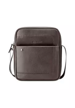 Кожаная сумка через плечо Alaska 19 см RONCATO, цвет Mogano