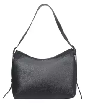 Кожаная сумка через плечо элегантность Estro, черный