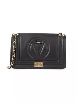 Кожаная сумка через плечо Alice Mario Valentino, черный