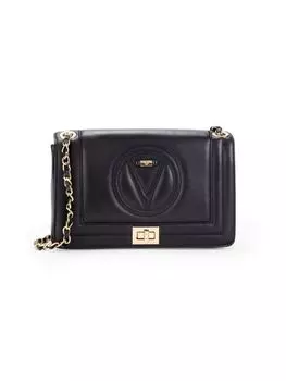 Кожаная сумка через плечо Alice Mario Valentino, черный
