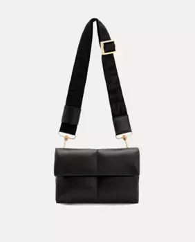 Кожаная сумка через плечо All Saints Ezra, черный