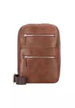 Кожаная сумка через плечо Amsterdam 30 см LEONHARD HEYDEN, коричневый