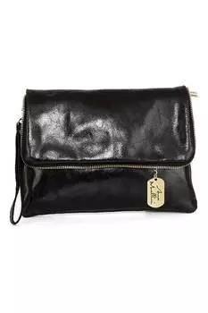 Кожаная сумка через плечо Anna Morellini, черный