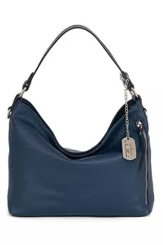 Кожаная сумка через плечо Anna Morellini, синий