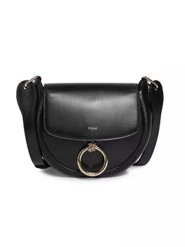 Кожаная сумка через плечо Arlene Chlo, черный