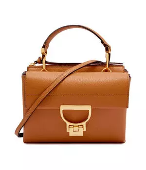 Кожаная сумка через плечо arlettis Coccinelle, коричневый