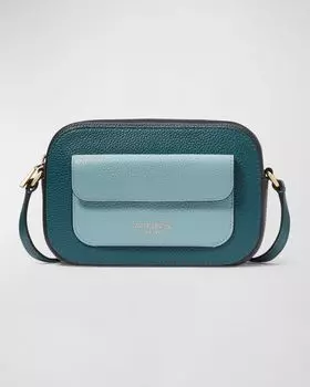 Кожаная сумка через плечо Ava с колор-блоками kate spade new york, цвет Artesian Green Multi