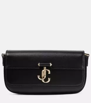 Кожаная сумка через плечо Avenue Mini Jimmy Choo, черный
