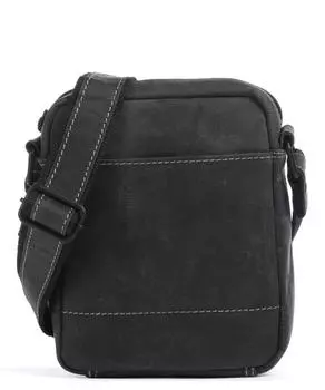 Кожаная сумка через плечо Baltimore 1 Jack Kinsky, серый