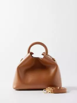 Кожаная сумка через плечо baozi с верхней ручкой Elleme, коричневый
