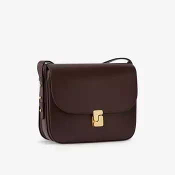 Кожаная сумка через плечо Belissima Maxi Soeur, фиолетовый