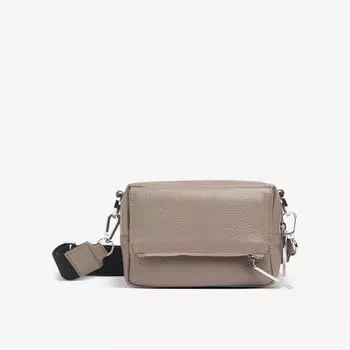 Кожаная сумка через плечо Bibi Whistles, серый