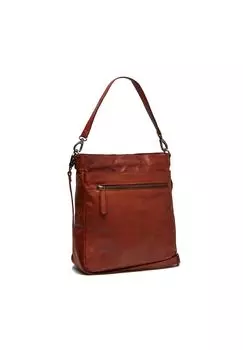 Кожаная сумка через плечо Black Label 28 см The Chesterfield Brand, цвет Cognac