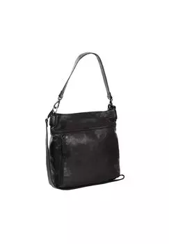 Кожаная сумка через плечо Black Label 35 см The Chesterfield Brand, черный