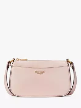 Кожаная сумка через плечо Bleeker kate spade new york, розовая дюна