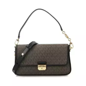 Кожаная сумка через плечо Bradshaw Michael Kors, черный